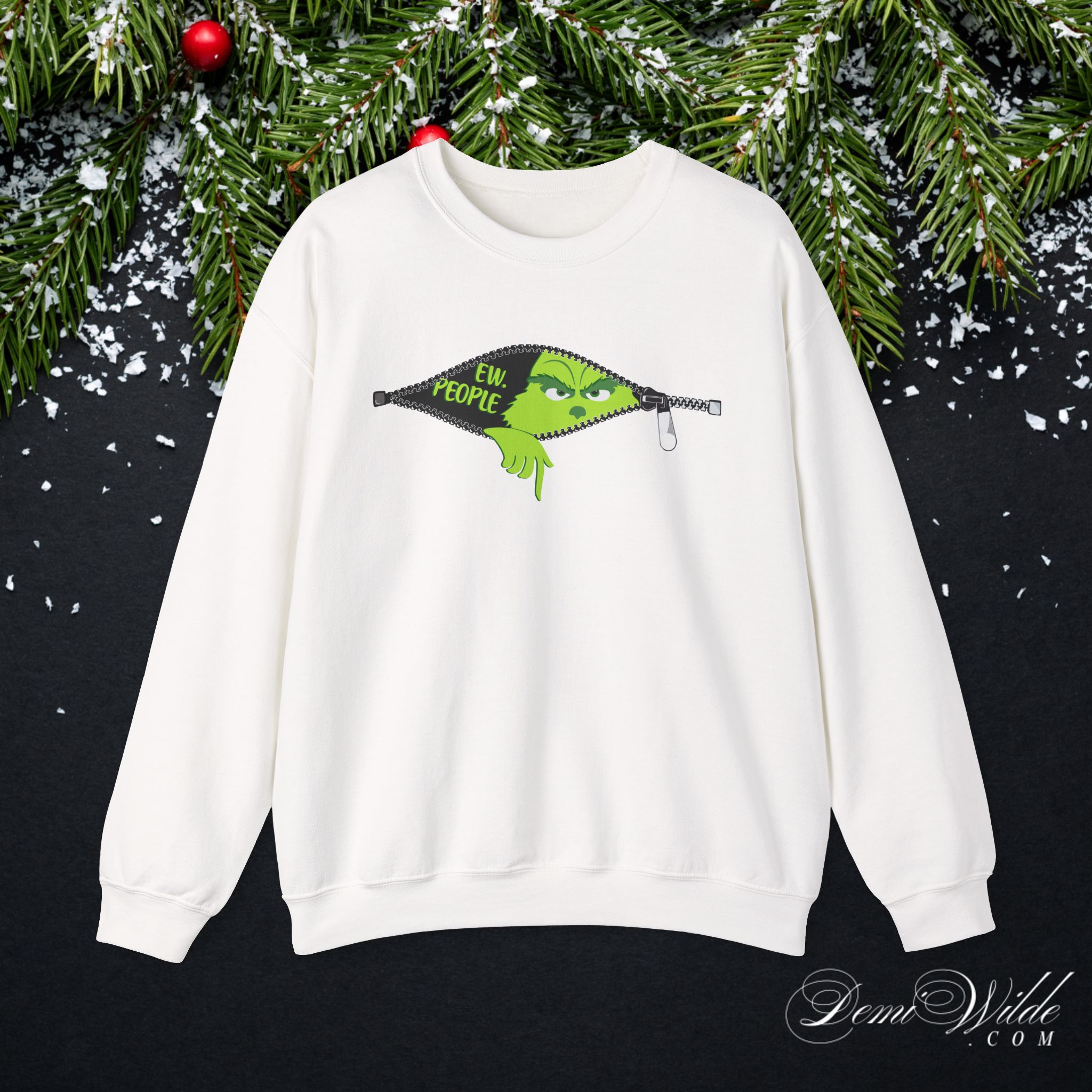 Grinch 'Ew People' Crewneck Sweatshirt